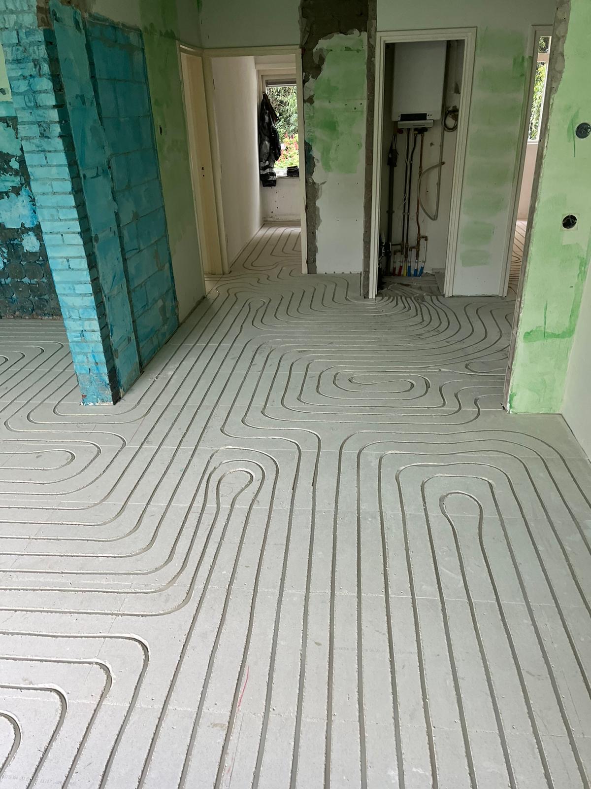 Afbouw Meester vloerverwarming praktijkfoto 13